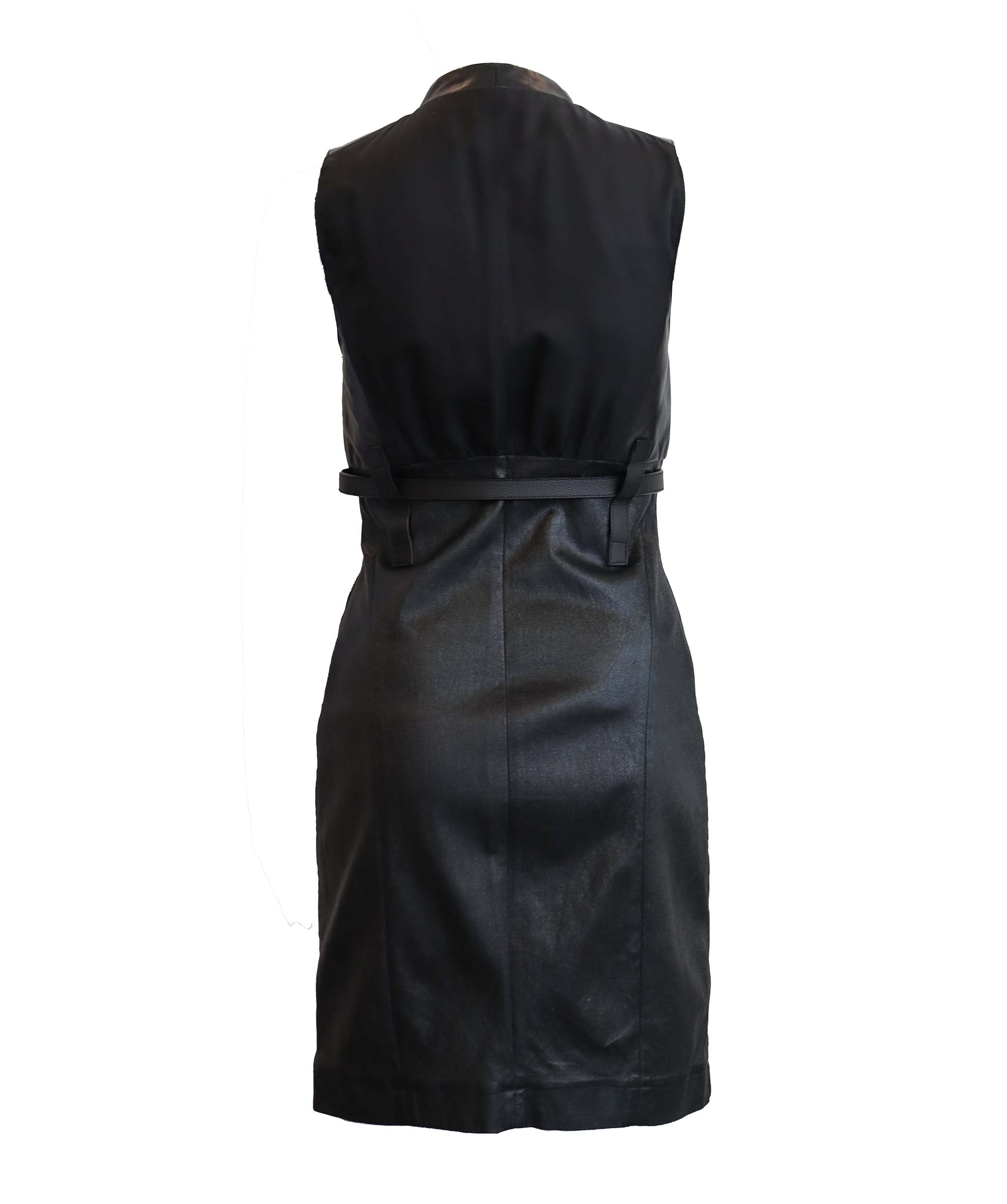 Louis Vuitton Louis Vuitton Leather Dress 36 ASC5813