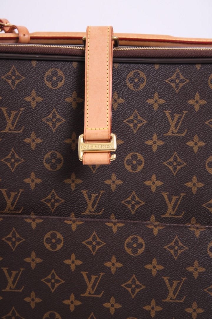 Louis Vuitton Louis Vuitton Monogram Pegase 55 Suitcase Brown/ Tan