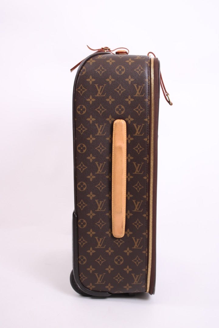 Louis Vuitton Louis Vuitton Monogram Pegase 55 Suitcase Brown/ Tan