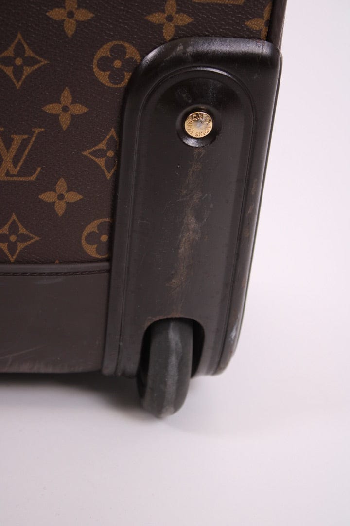 Louis Vuitton Louis Vuitton Monogram Pegase 55 Suitcase Brown/ Tan