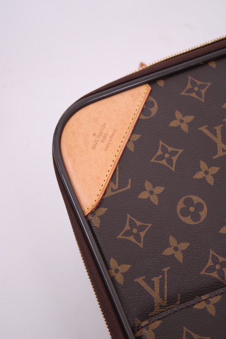 Louis Vuitton Louis Vuitton Monogram Pegase 55 Suitcase Brown/ Tan