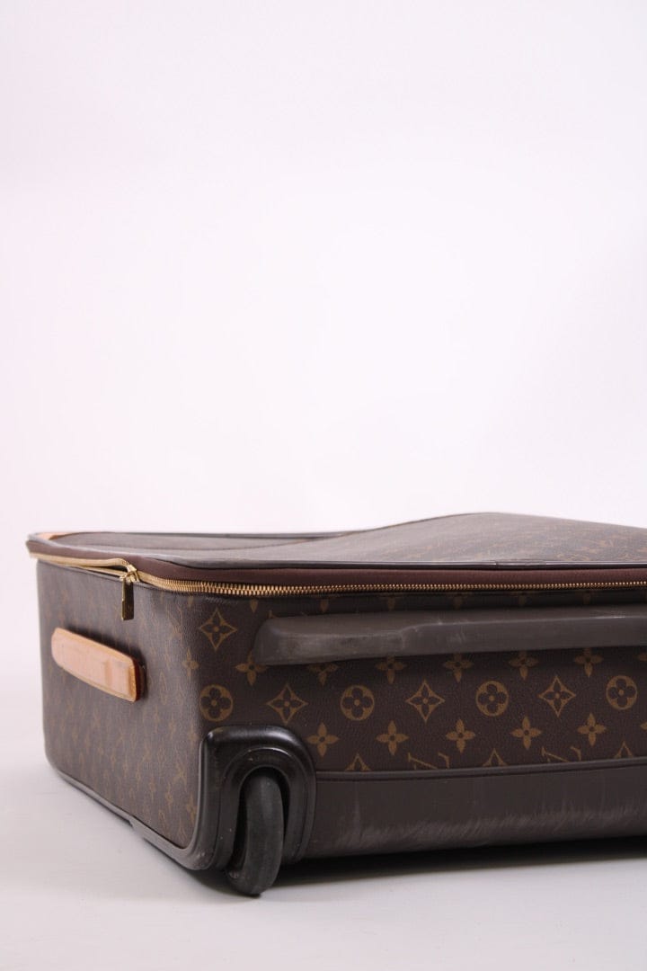 Louis Vuitton Louis Vuitton Monogram Pegase 55 Suitcase Brown/ Tan