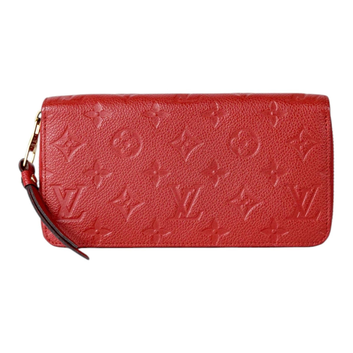 Louis Vuitton Louis Vuitton Red Empreinte Monogram Long Wallet