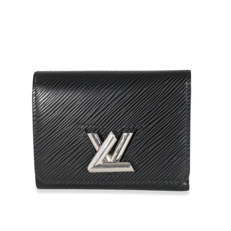 Louis Vuitton Twist Compact Wallet Epi Noir SHW, Luxury, Bags