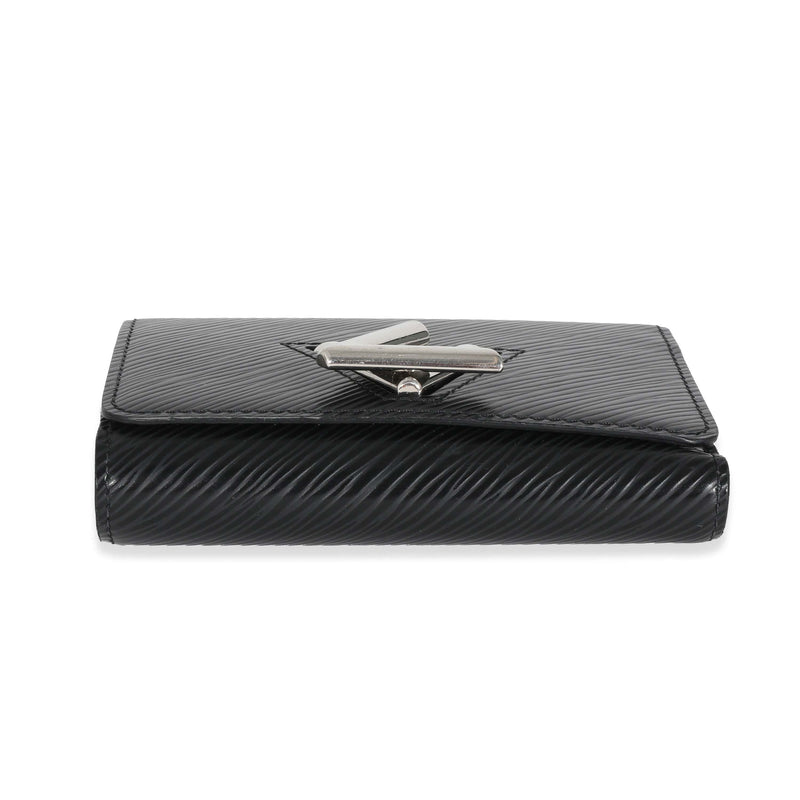 Louis Vuitton Black Epi Leather Twist Compact Wallet - Yoogi's Closet