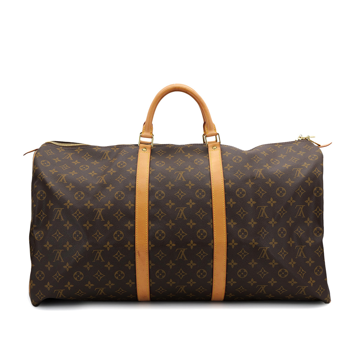 LOUIS VUITTON MONOGRAM KEEPALL 60 LUGGAGE BROWN M41422 90311967