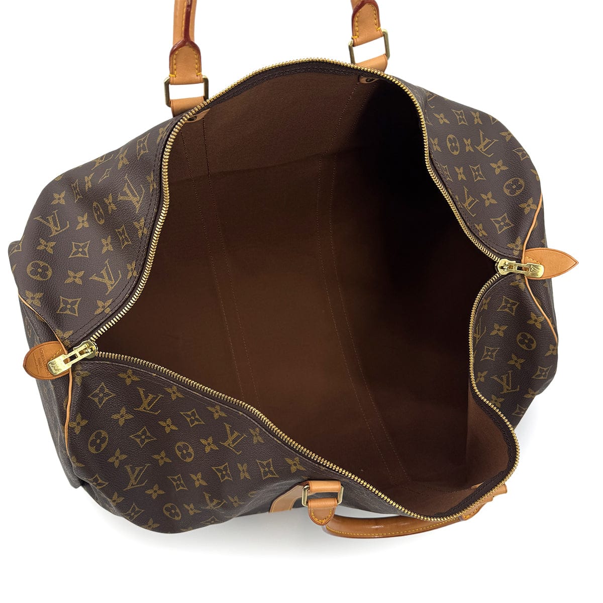 LOUIS VUITTON MONOGRAM KEEPALL 60 LUGGAGE BROWN M41422 90311967