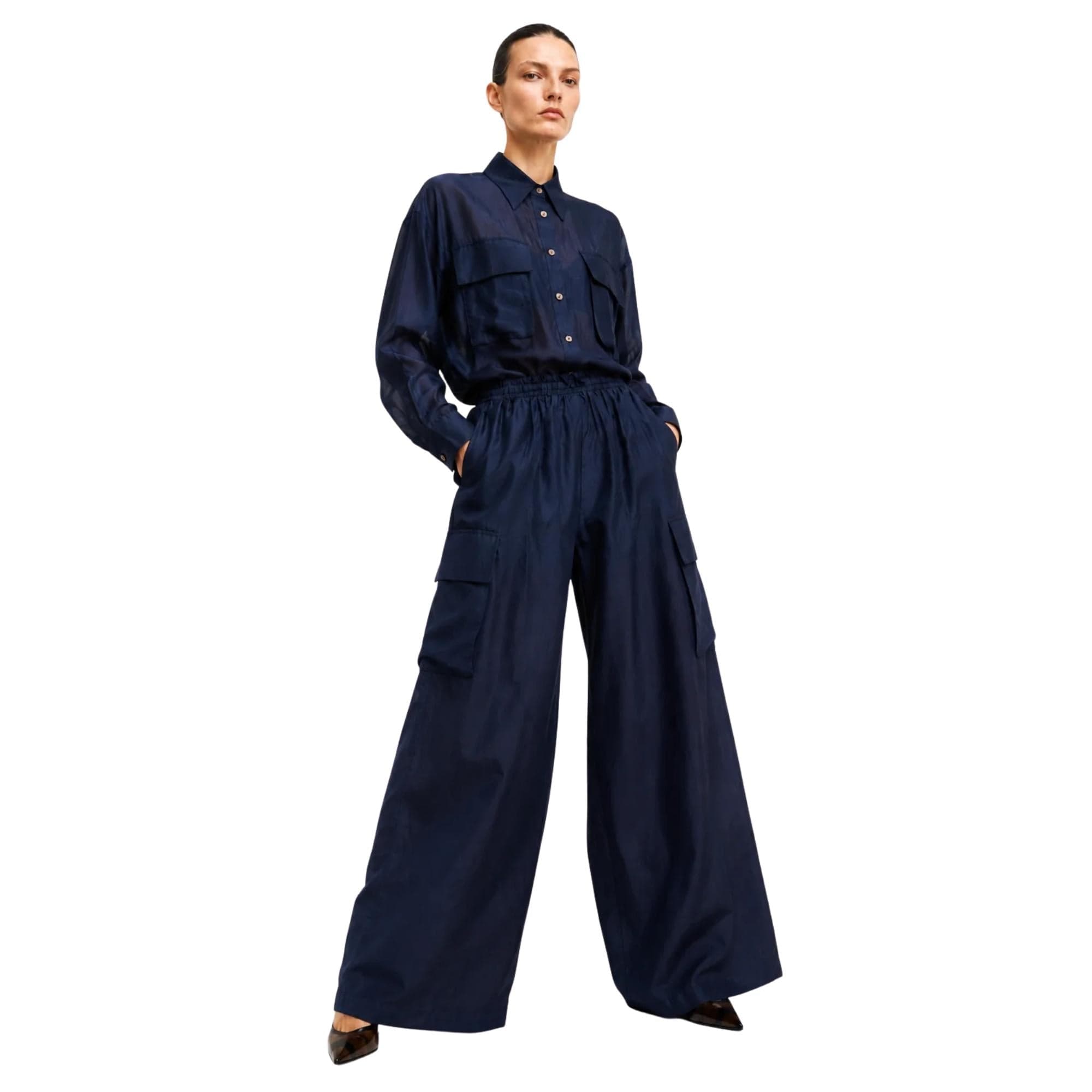 LU FASHION UTILITY TWO-PIECE SET تعيين (SHIRT & PANTS) “MILANO”