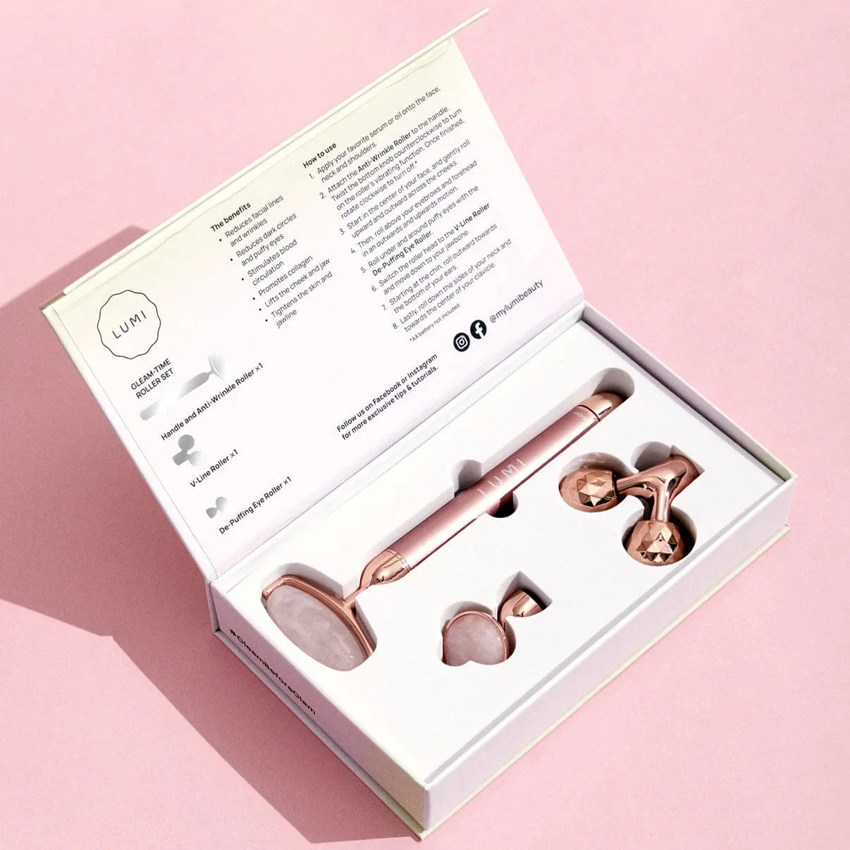 LUMI Beauty LUMI Beauty Gleam Time Roller Set ANC1251