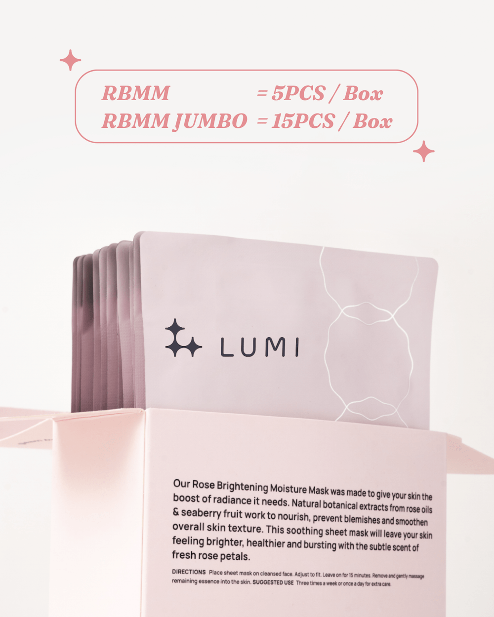 LUMI Beauty LUMI Beauty Rose Brightening Moisture Mask ANC1032