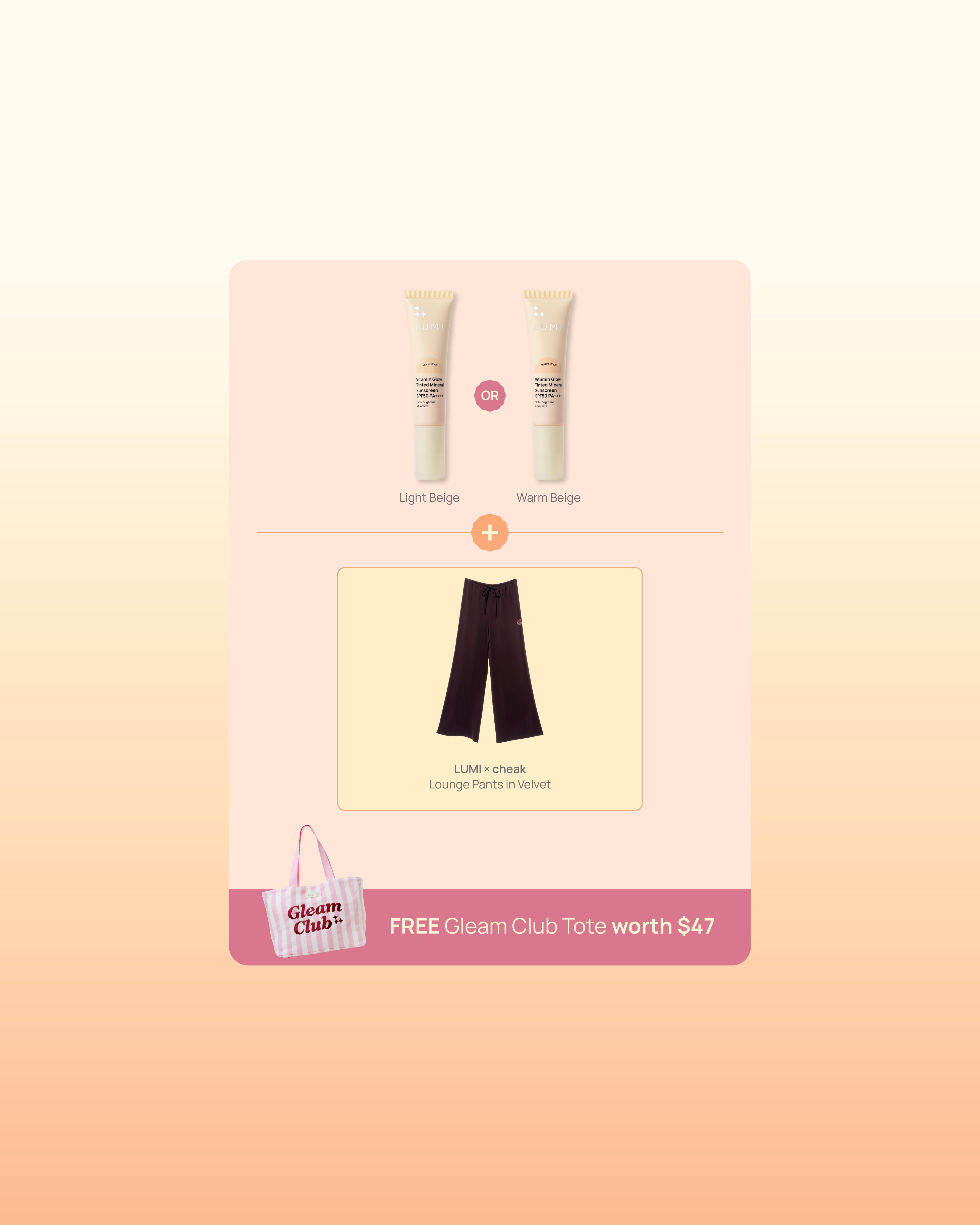 LUMI Beauty Off-Duty Gleam Bundle