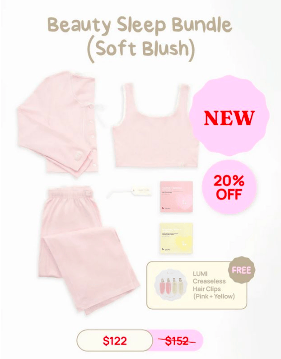 LUMI Beauty Lumi Beauty LUMI x WUSTLER Beauty Sleep Bundle (Butter Cream / Soft Blush)