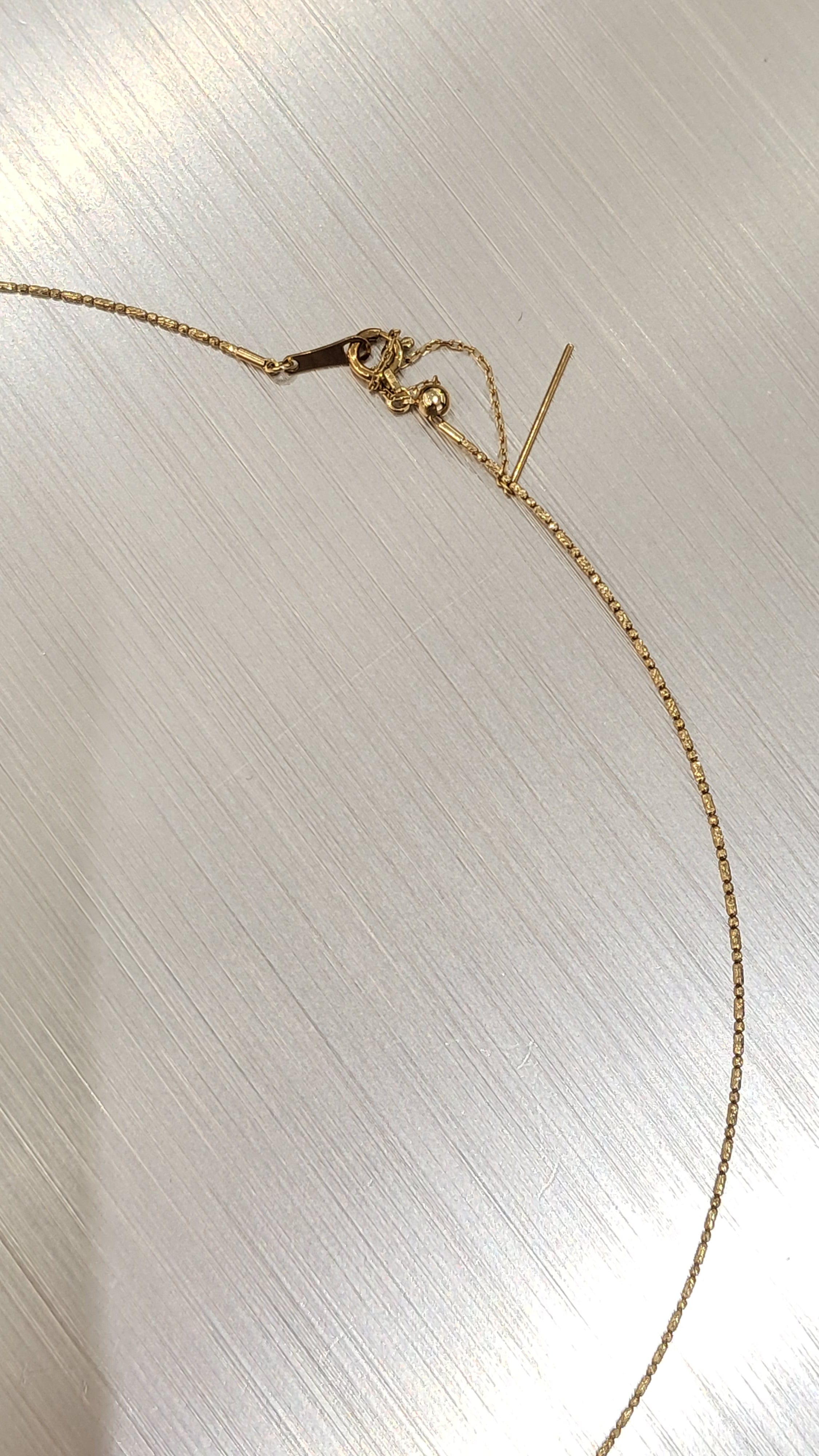 Luxury Promise 1.65g Adjustable Necklace 18K YG/WG