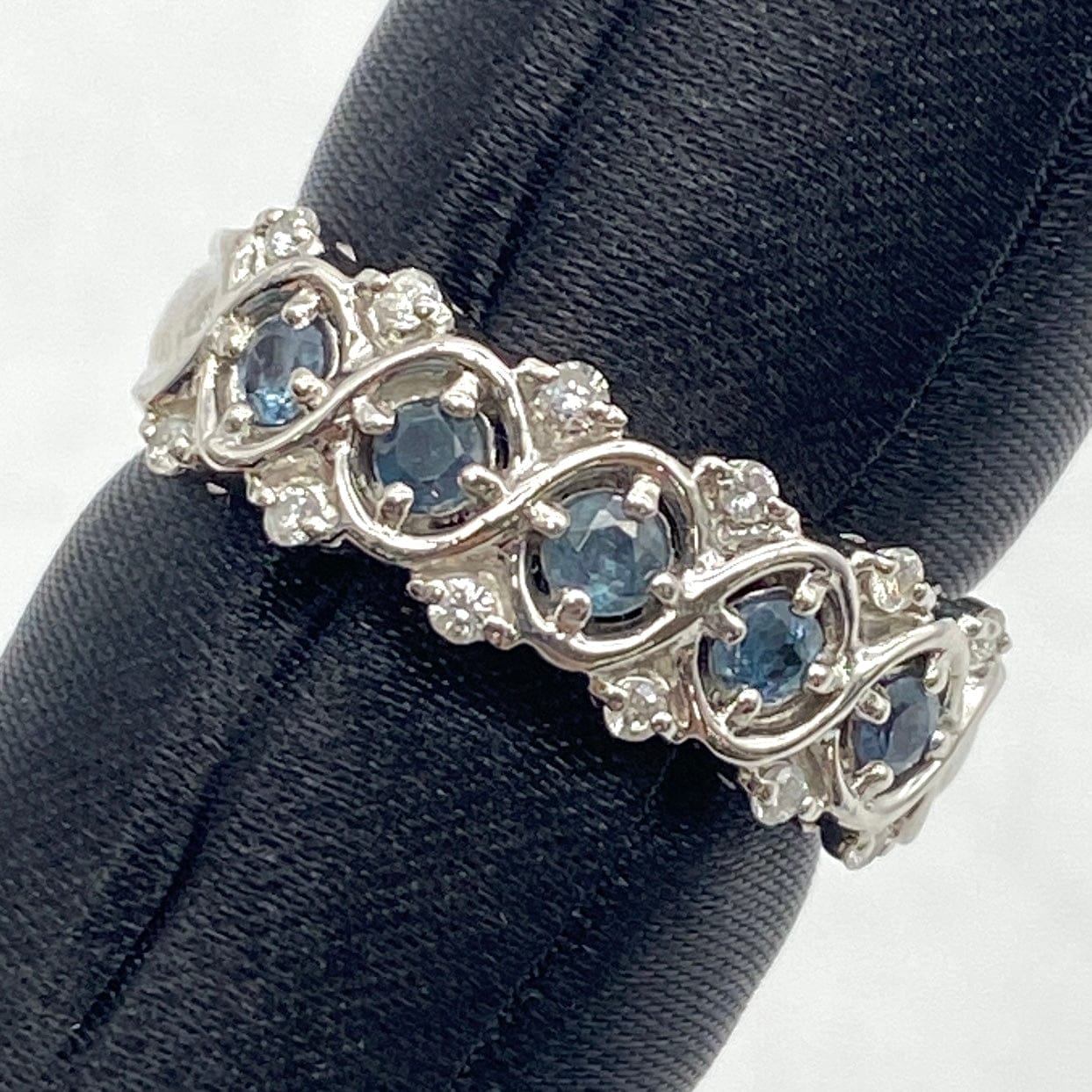 Luxury Promise 25-44501-0 PT900 Alexandrite Ring AX 0.415 DA 0.12 7.0g
