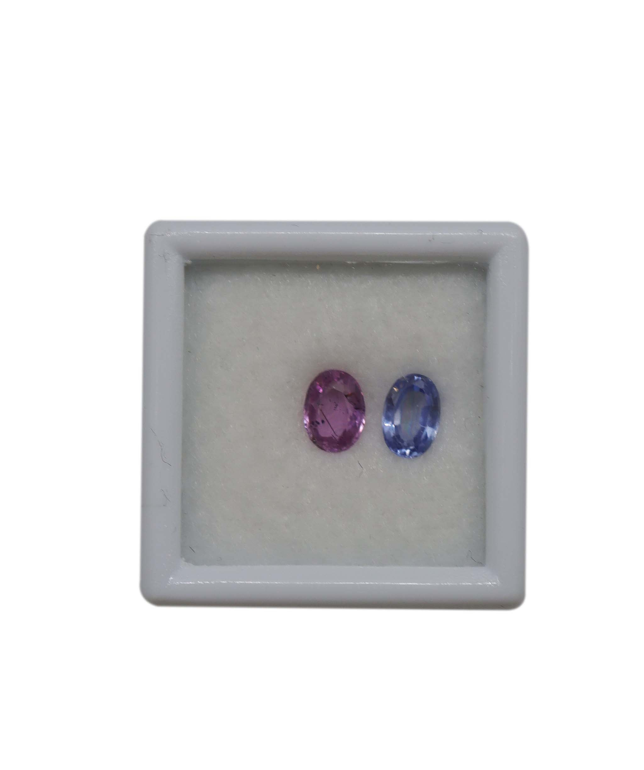 Luxury Promise Blue/Pink Sapphire 1.17 cts Natural - MS8530-15