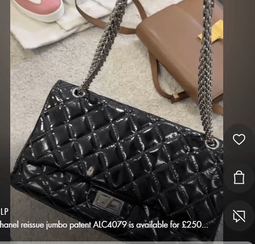 Luxury Promise Chanel reissue jumbo patent ALC4079