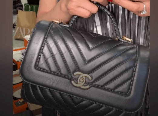 Luxury Promise Chanel top bangle chevron bag ALC4198