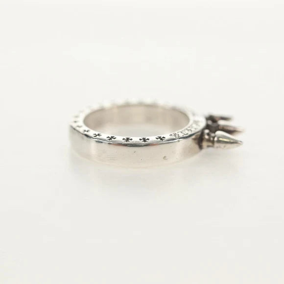 Luxury Promise Chrome Hearts Baby Bell Ring Ag925 Silver Auth 152459M 152459M