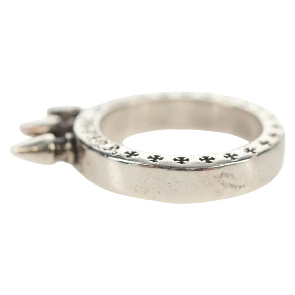 Luxury Promise Chrome Hearts Baby Bell Ring Ag925 Silver Auth 152459M 152459M