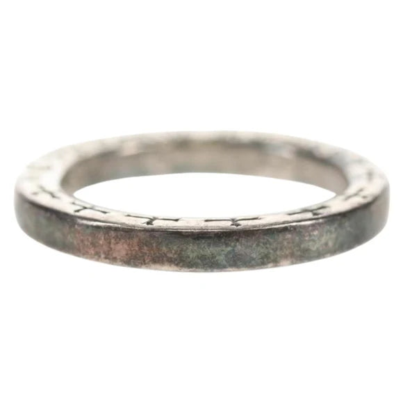 Luxury Promise Chrome Hearts NTFL Ring Ag925 Silver Auth 140408M 140408M