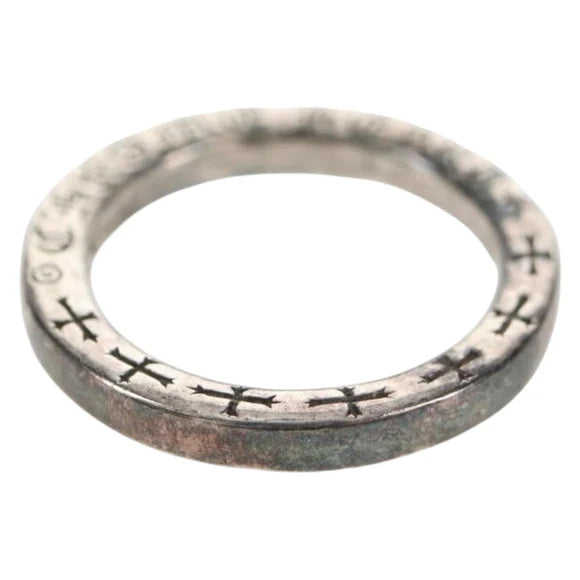 Luxury Promise Chrome Hearts NTFL Ring Ag925 Silver Auth 140408M 140408M