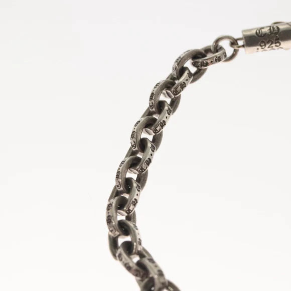 Luxury Promise Chrome Hearts Paper Chain Bracelet Ag925 Silver Auth 136312M 136312M