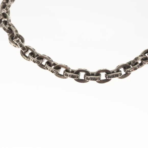 Luxury Promise Chrome Hearts Paper Chain Bracelet Ag925 Silver Auth 136312M 136312M