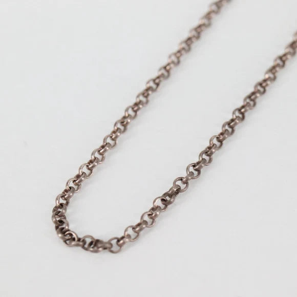Luxury Promise Chrome Hearts Roll Chain Necklace Ag925 Silver Auth 134688M 134688M