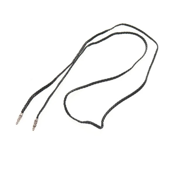 Luxury Promise Chrome Hearts Scroll Razor Blade Necklace Ag925 Black Auth 141205M 141205M