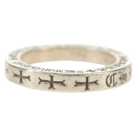 Luxury Promise Chrome Hearts Spacer Ring Ag925 Silver Auth 152461M 152461M