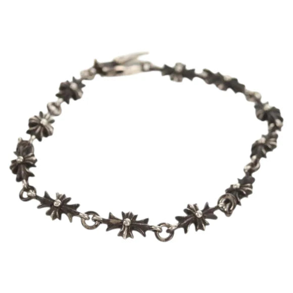 Luxury Promise Chrome Hearts Tiny ECH Plus Bracelet Bracelet Ag925 11 Links Auth 150919AM 150919AM
