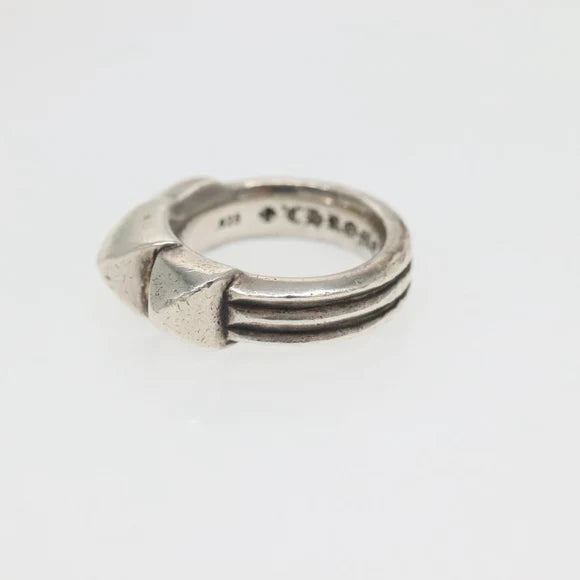 Luxury Promise Chrome Hearts Waxed punk Ring Ag925 Silver Auth 134928M 134928M