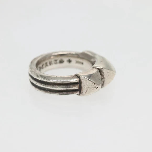 Luxury Promise Chrome Hearts Waxed punk Ring Ag925 Silver Auth 134928M 134928M