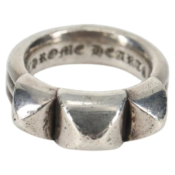 Luxury Promise Chrome Hearts Waxed punk Ring Ag925 Silver Auth 134928M 134928M