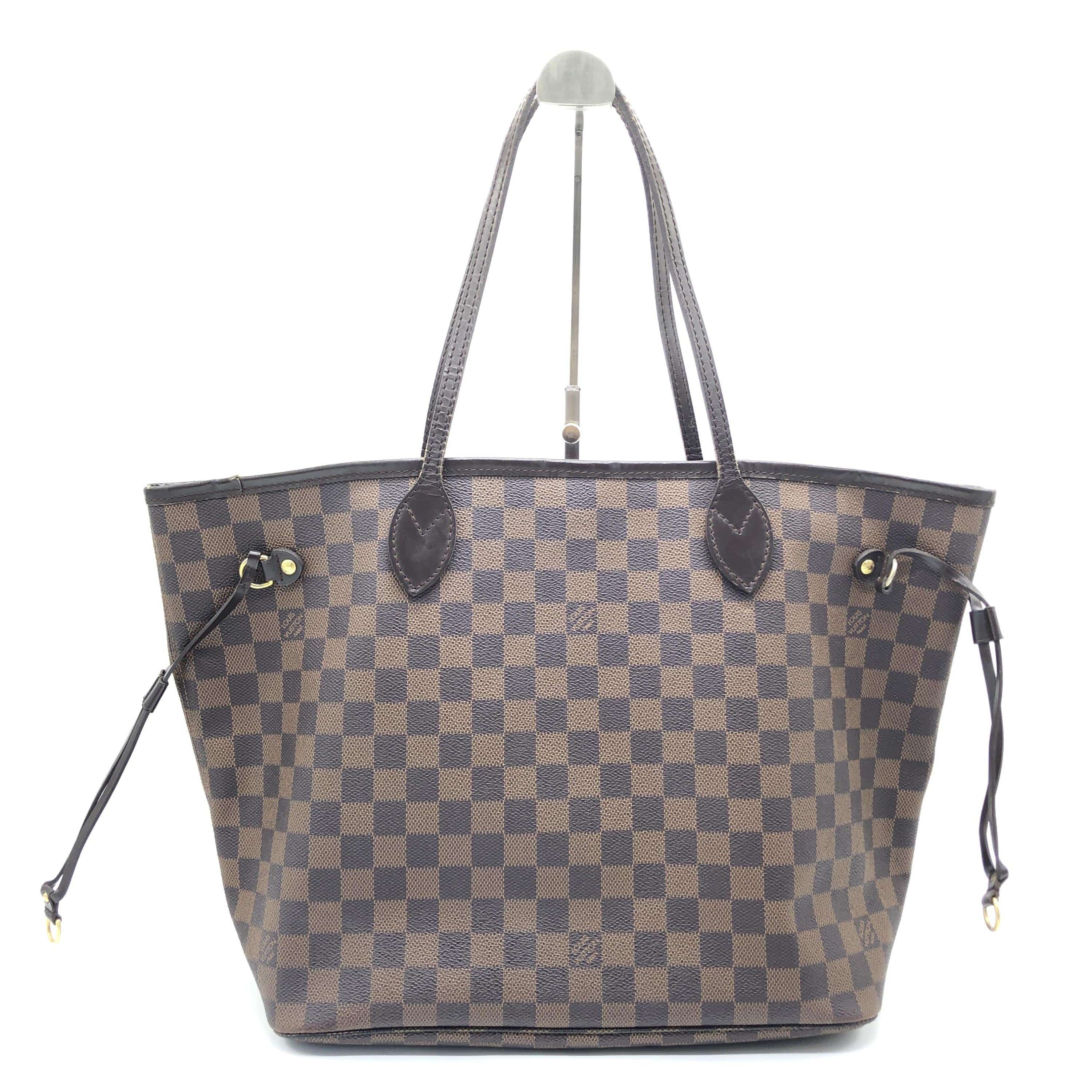 Luxury Promise Damier Ebene Neverfull MM Tote Bag C319191