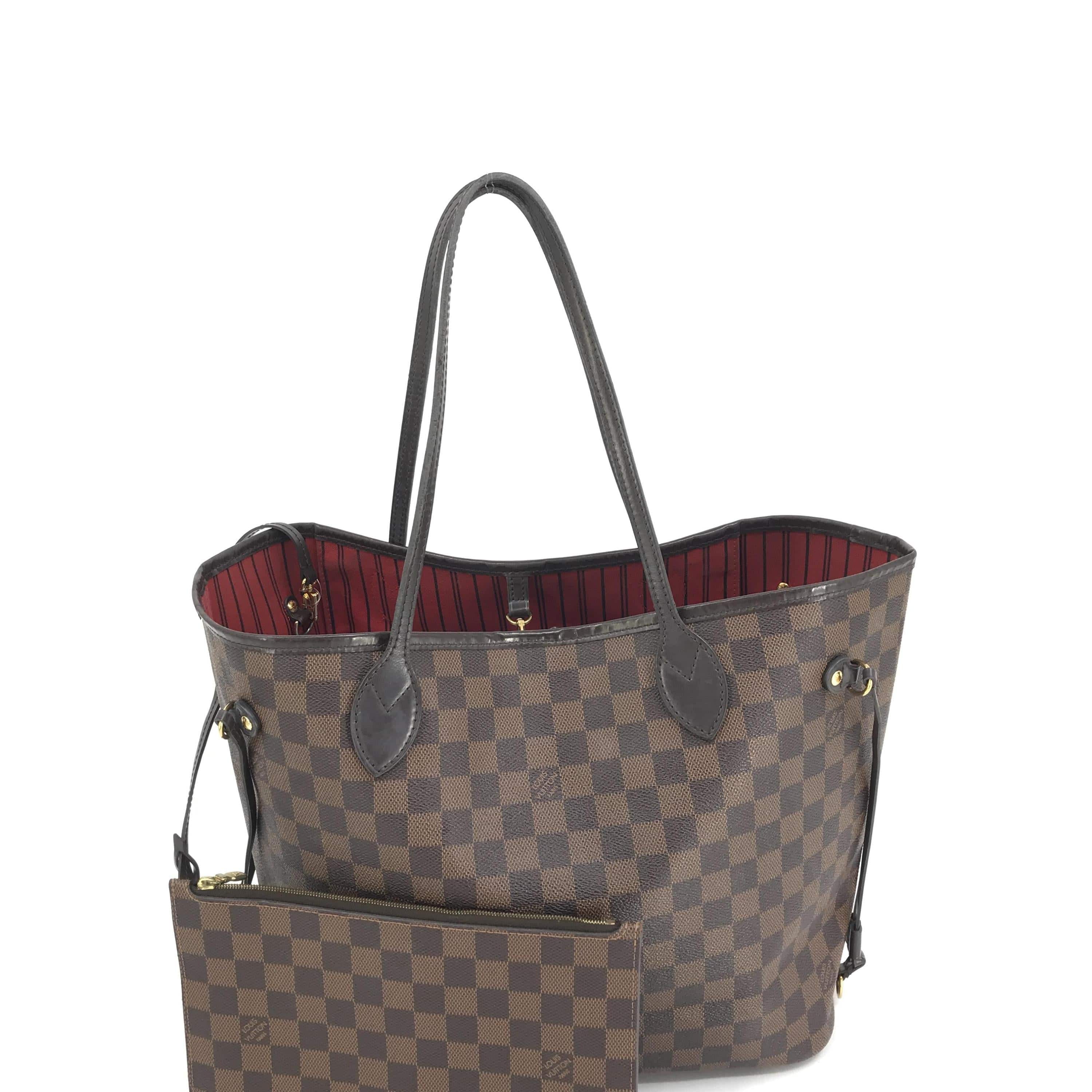 Luxury Promise Damier Ebene Neverfull Mm Tote Bag C331579