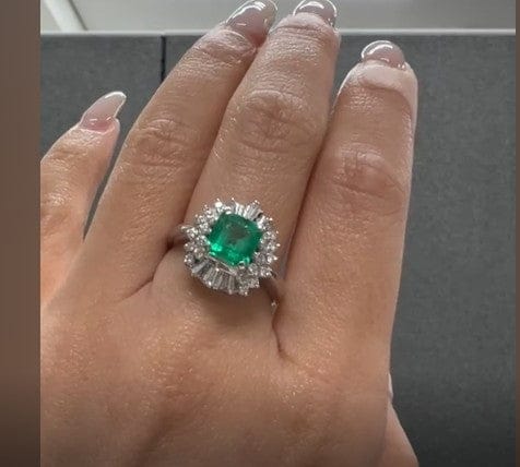 Luxury Promise Emerald 1.20cts Ring SYC1245