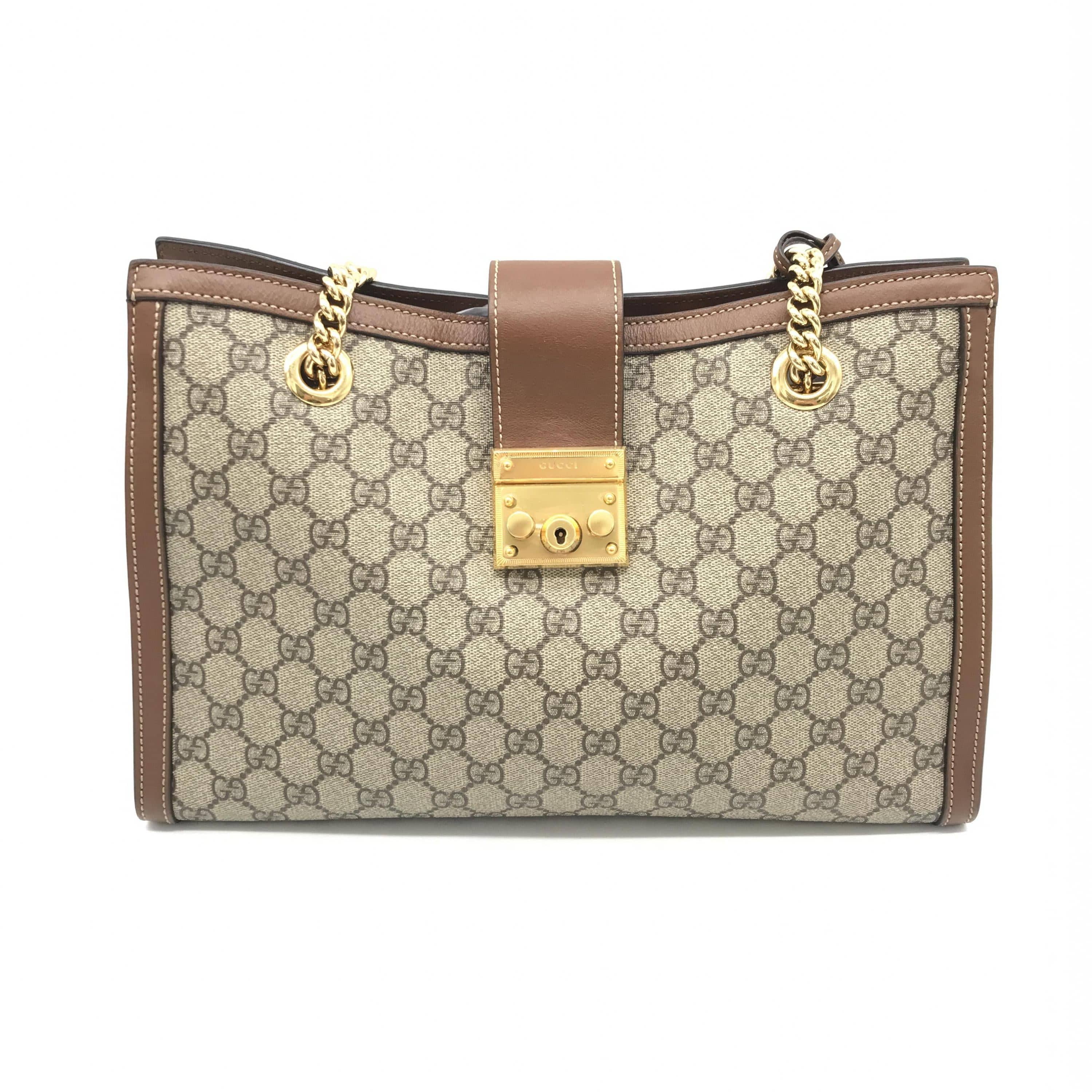 Luxury Promise GG Supreme Padlock Tote Shoulder Bag C272539