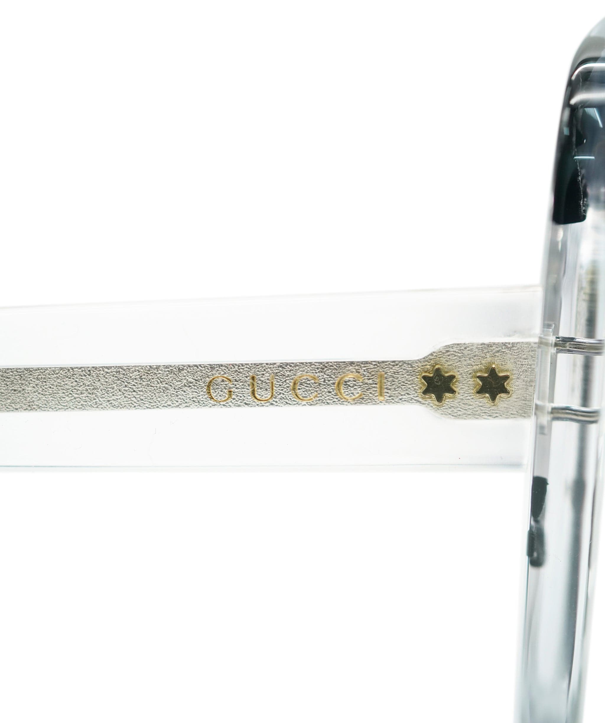 Luxury Promise Gucci Transparent Floral Square oversized Sunglasses AGC2214