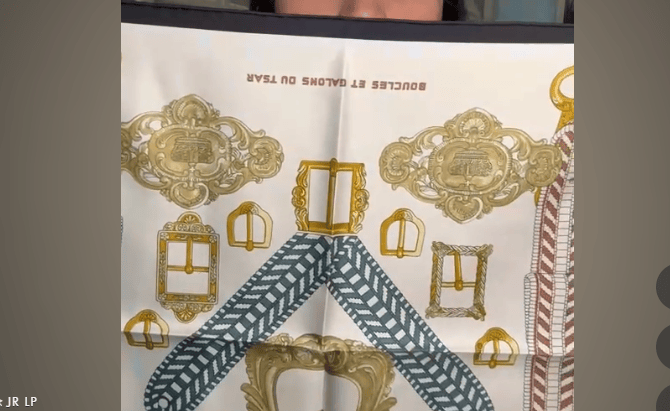 Luxury Promise Hermes multi coloured scarf 45x45cm ALC4172