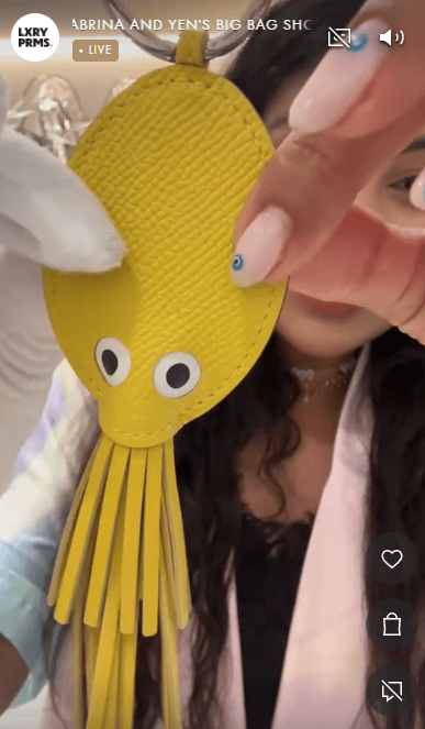 Luxury Promise Hermes Squid Yellow Charm SYC1694