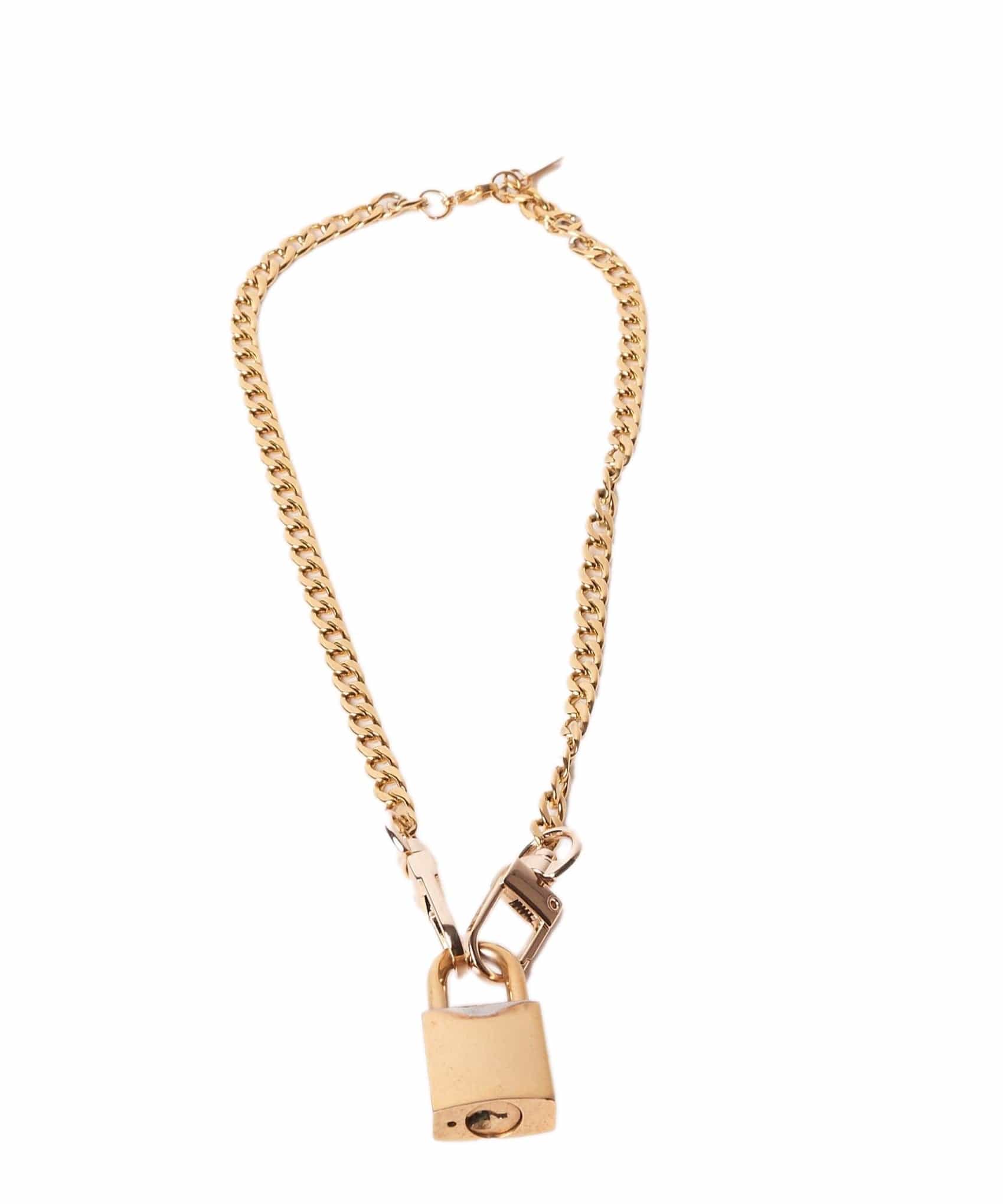 Luxury Promise Luxury Promise Gold Chain Short Necklace With Clip - AWL4212
