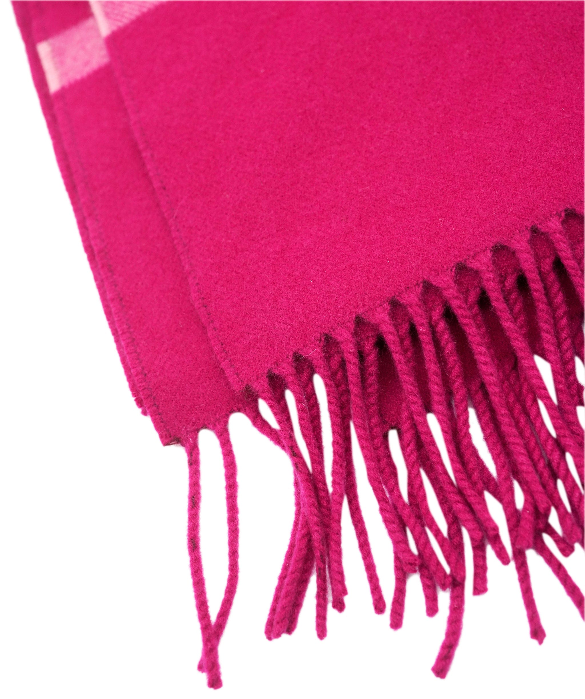 Luxury Promise Loro Piana Pink Cashmere Fringe Scarf AGC2216