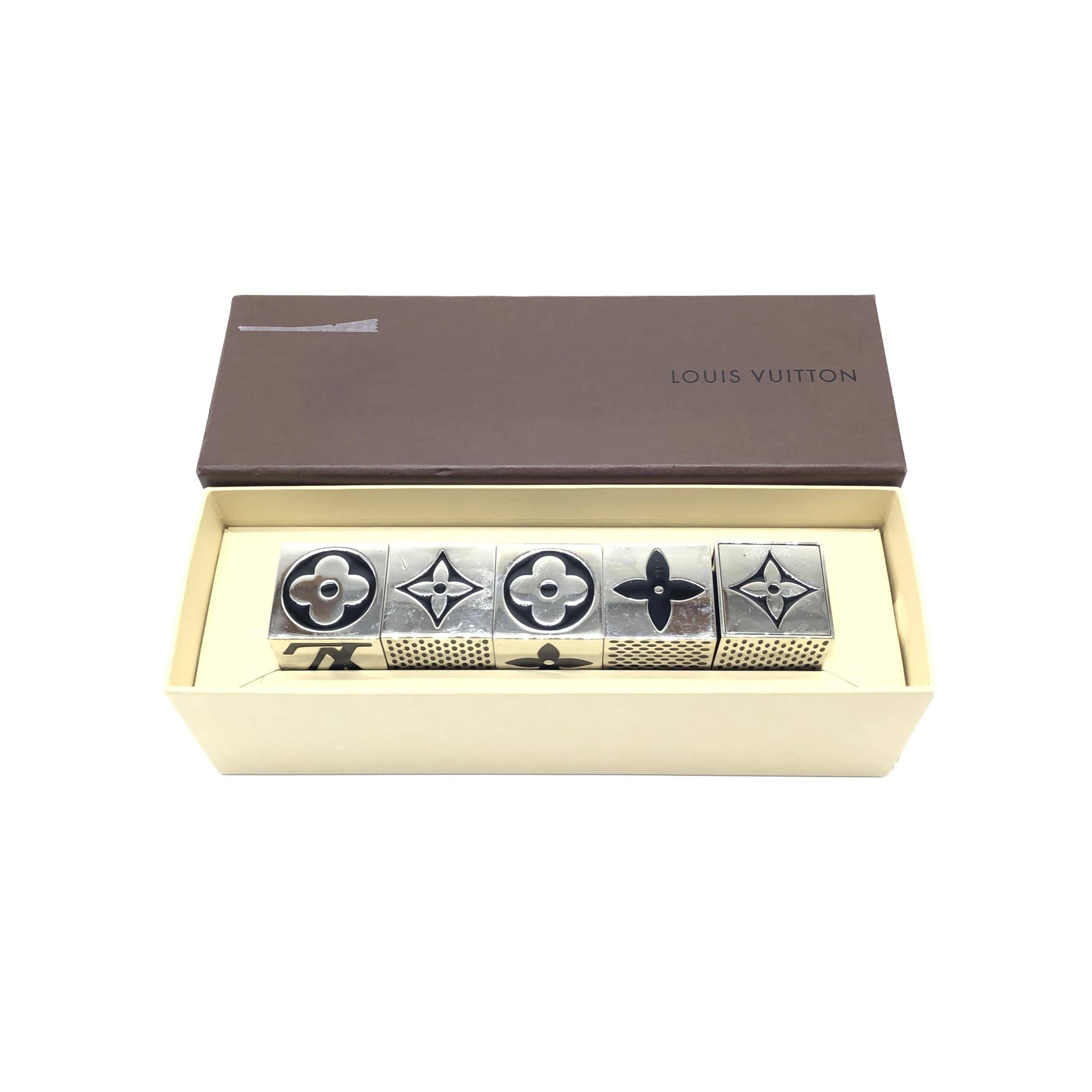 Luxury Promise Louis Vuitton Metal Cube Game Dice Set C331241