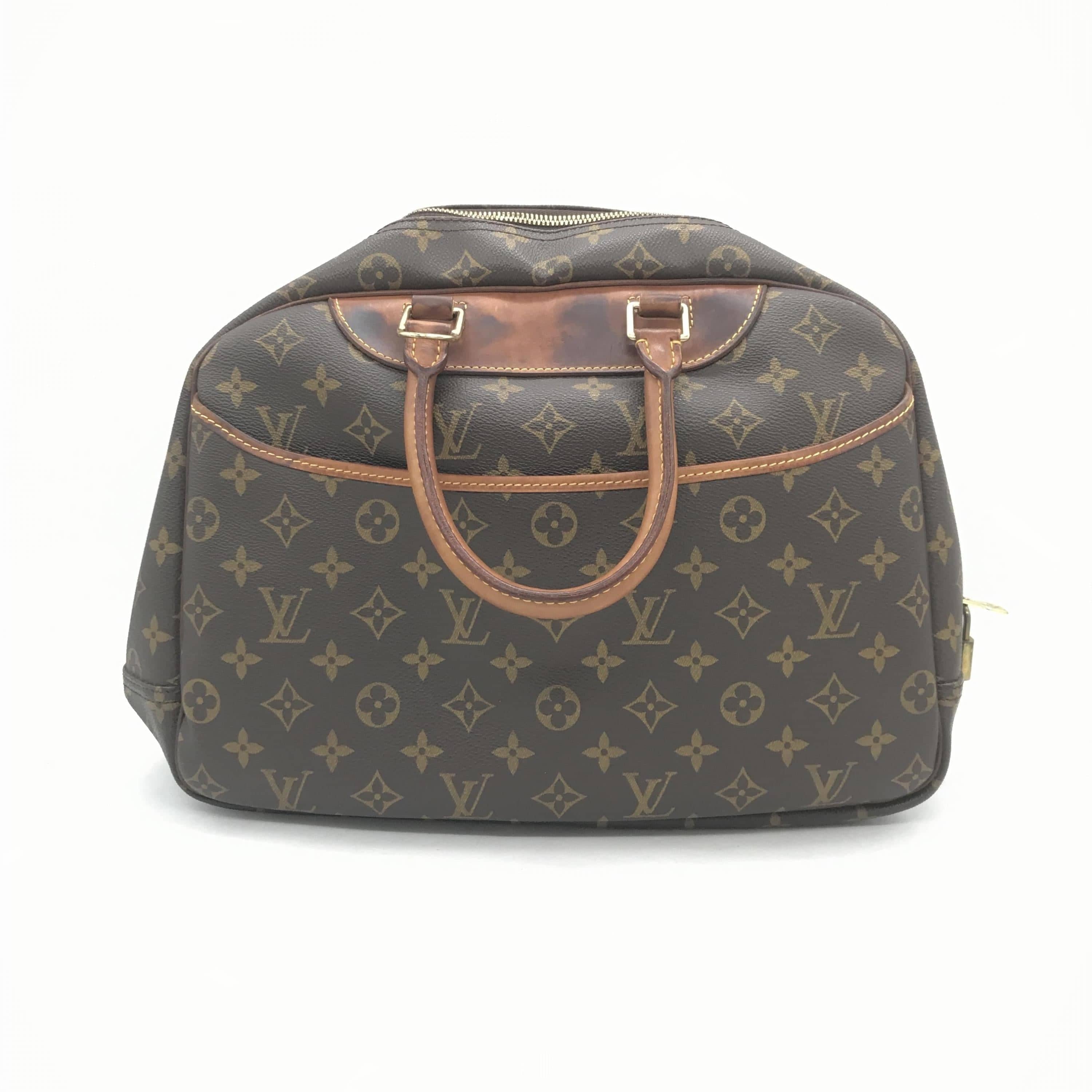 Luxury Promise Louis Vuitton Monogram Deauville Handbag In Brown C290670