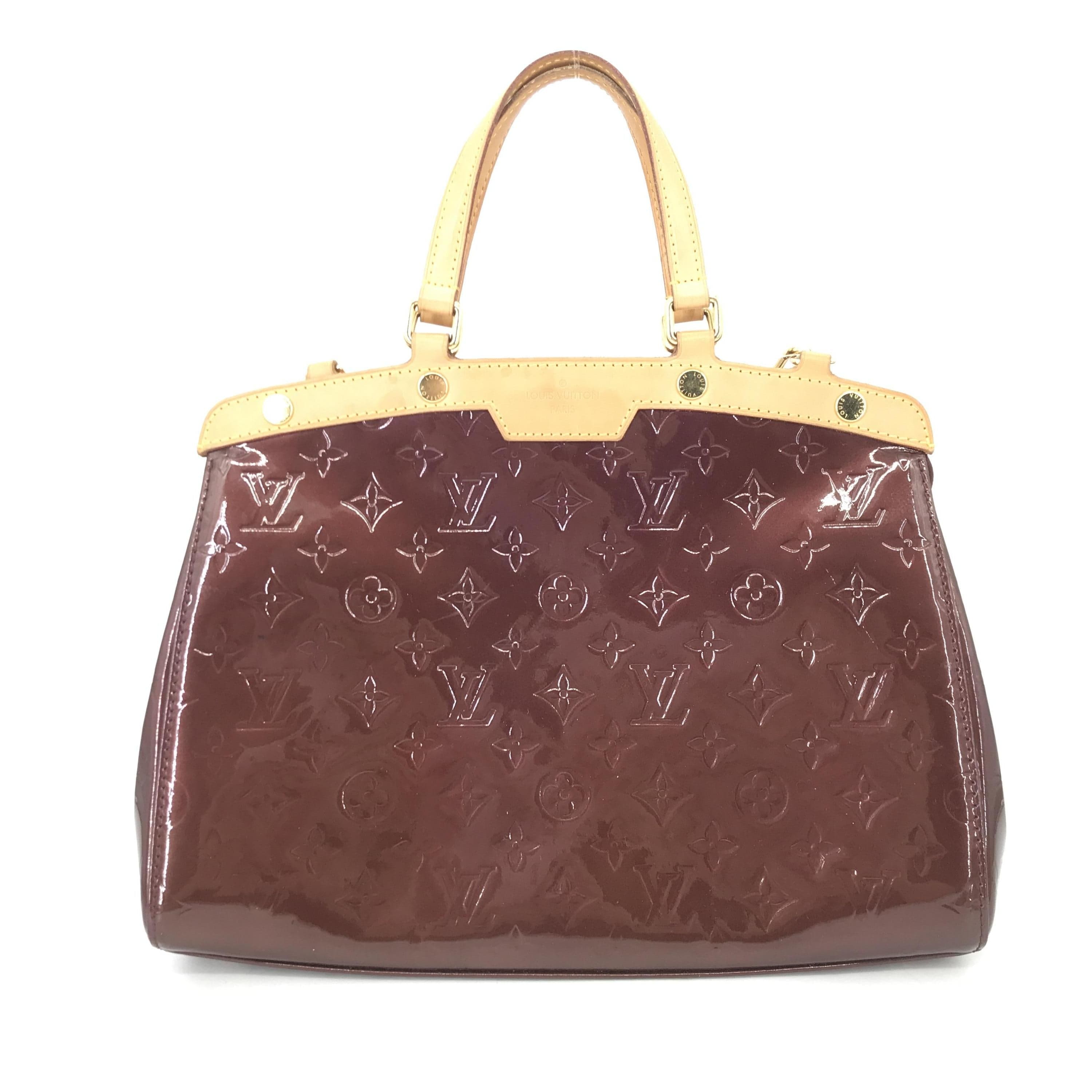 Luxury Promise Monogram Vernis Brea MM Handbag C331651