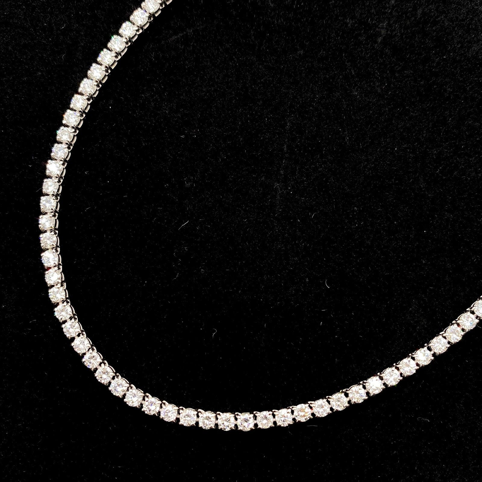 Luxury Promise Pt900 Diamond Necklace D10.00 28.7 47288