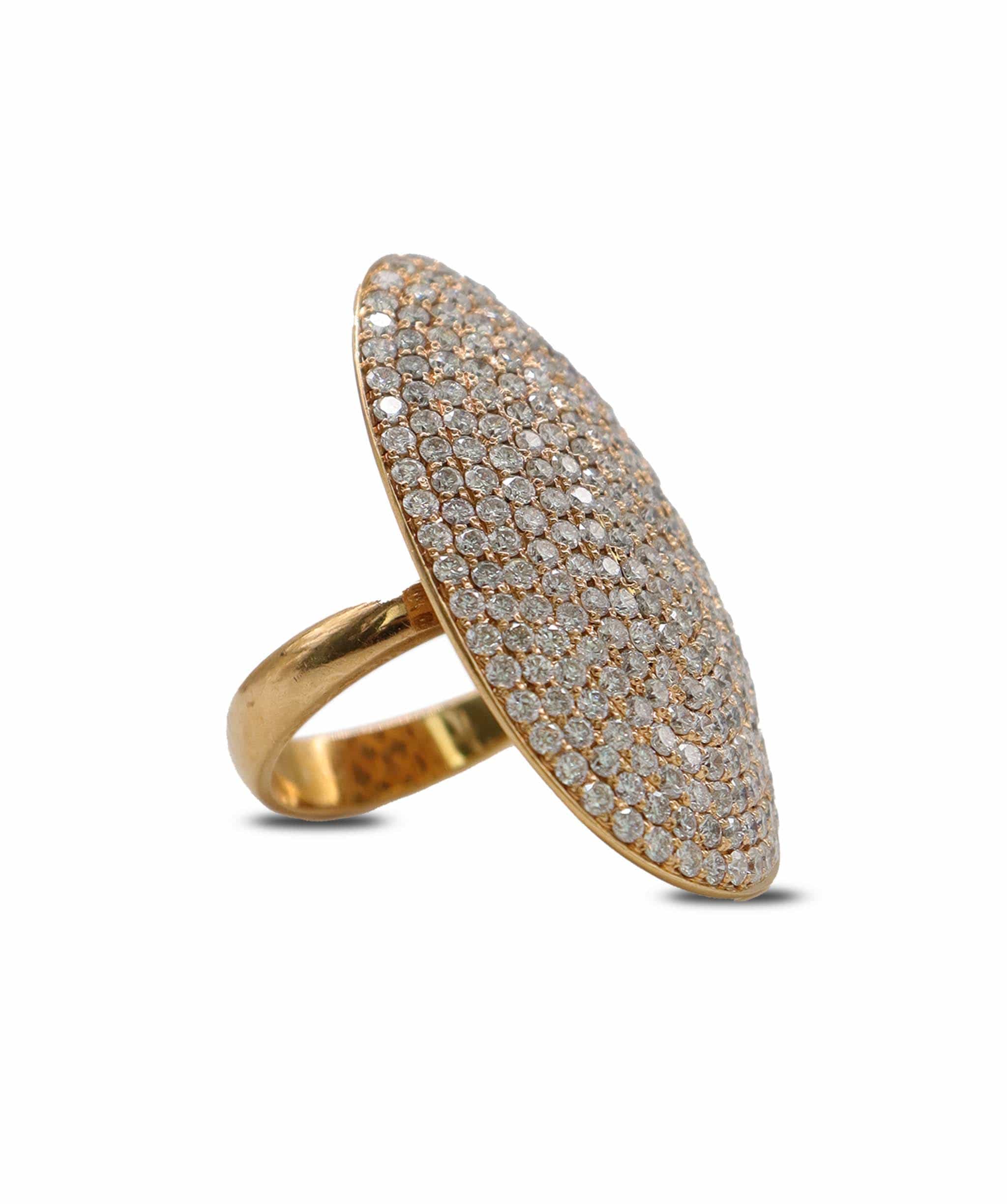 Luxury Promise Ring1 rose gold color ASC7210