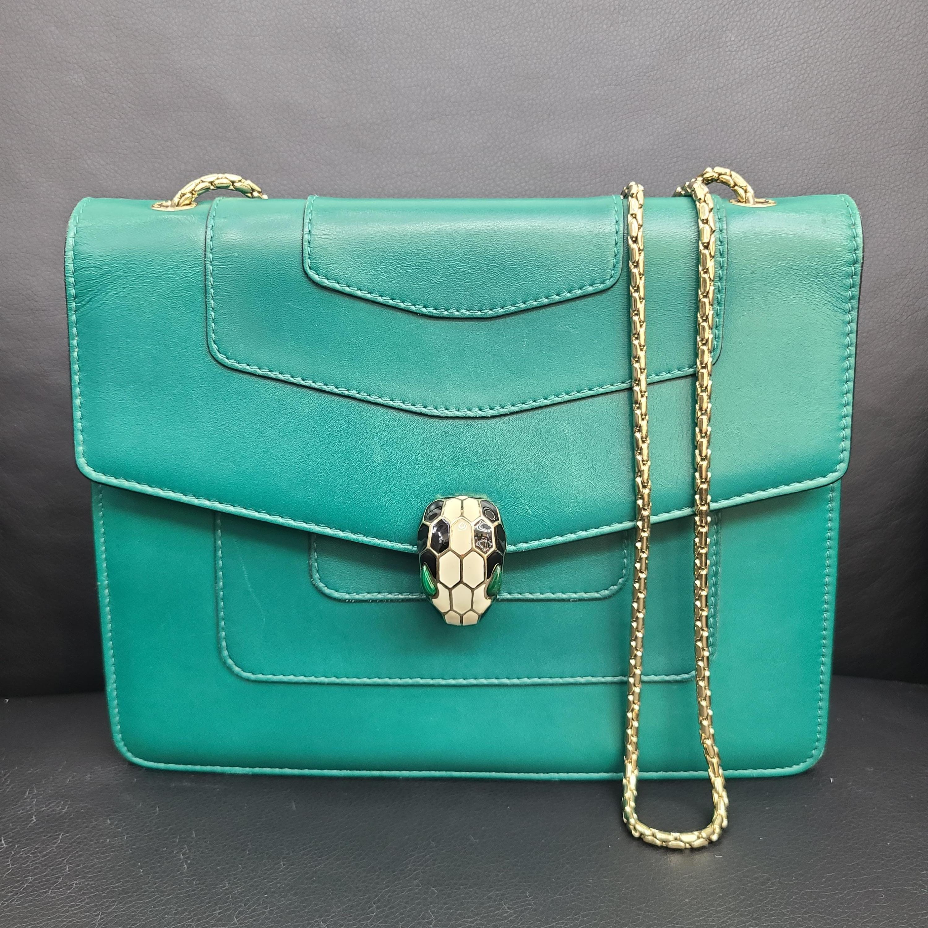 Luxury Promise Serventi Forever Shoulder Bag in Leather C321883