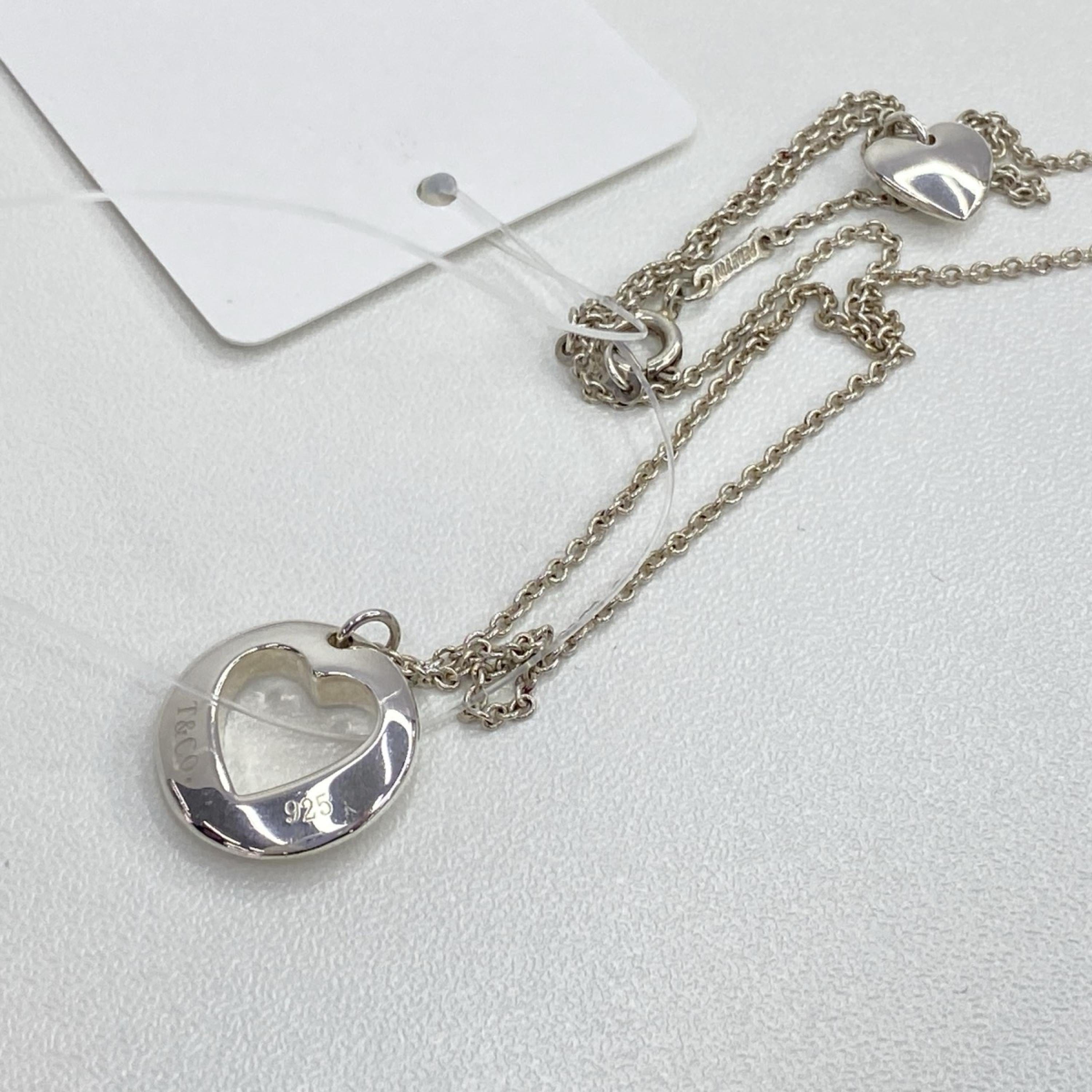 Luxury Promise Sterling Silver Heart Pendant Necklace C323480